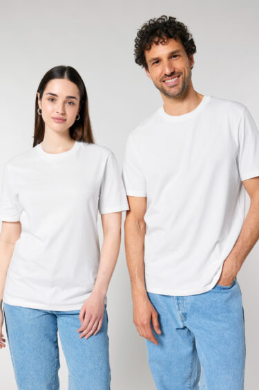 ästhetika T-Shirt - LA REBELLE white/red/black Front