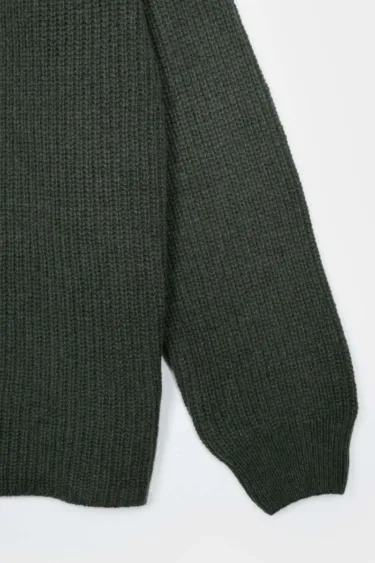 Rufò – Women's Recycled Cashmere Cardigan Margherita olive