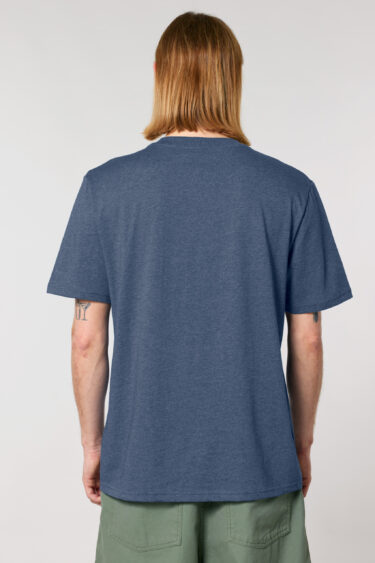ästhetika T-Shirt – BASIC dark heather blue back