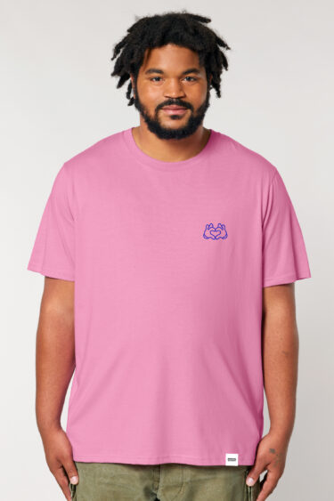 ästhetika T-Shirt - BE KIND! pink/blau Vorderseite