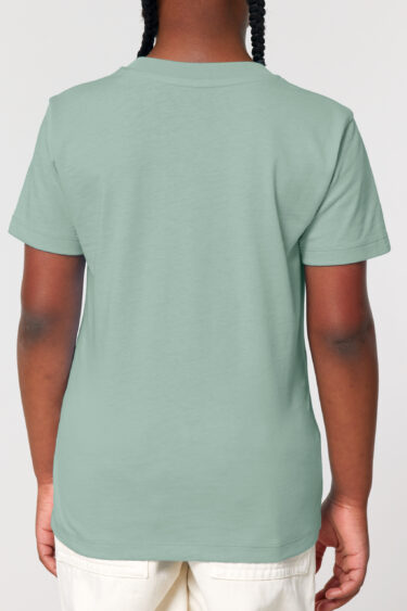 ästhetika Kids T-Shirt - FUCK AFD aloe/blau Rückseite
