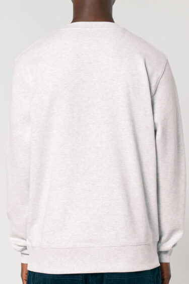 ästhetika Sweatshirt - FUCK AFD cool grau/blau Rückseite