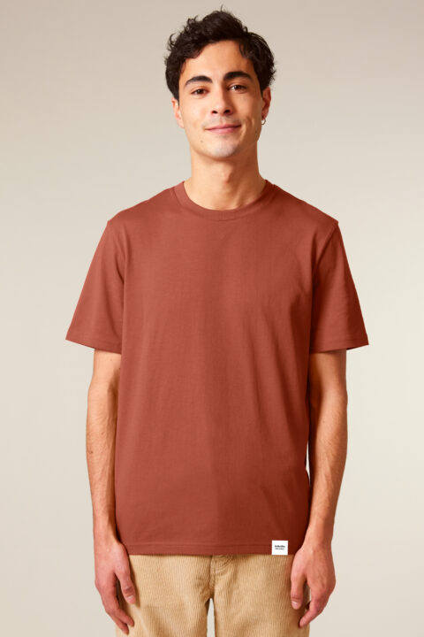 ästhetika T-Shirt - BASIC erdrot Vorderseite