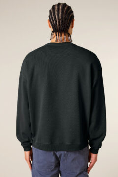 ästhetika Sweatshirt Oversize – BASIC vintage schwarz Rückseite