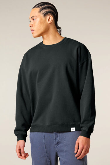 ästhetika Sweater Oversize – BASIC vintage black Front