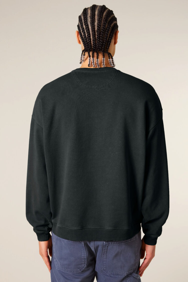 ästhetika Sweater Oversize – BASIC vintage black Back