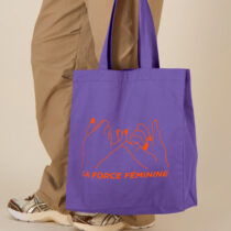 ästhetika Shopper – LA FORCE FÉMININE lila/orange