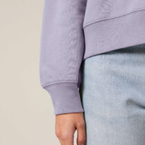 ästhetika Sweatshirt Women – PUSSIES AGAINST MERZ lavender/orange Detail