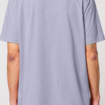 ästhetika T-Shirt – MUSCHIS GEGEN MERZ lavendel/orange Vorderseite