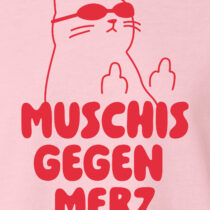 ästhetika T-Shirt Women – PUSSIES AGAINST MERZ rose/red Motif