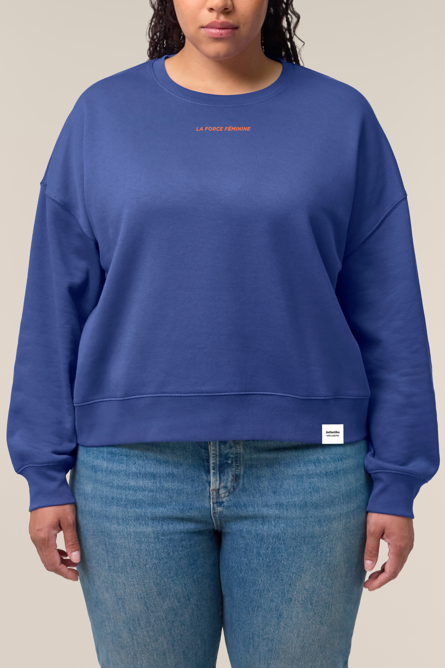 ästhetika Frauen Sweatshirt – LA FORCE FÉMININE mini morgendämmerung/orange Vorderseite