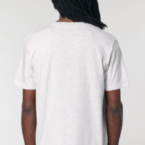 ästhetika T-Shirt – BASIC meliertes hellgrau Rückseite