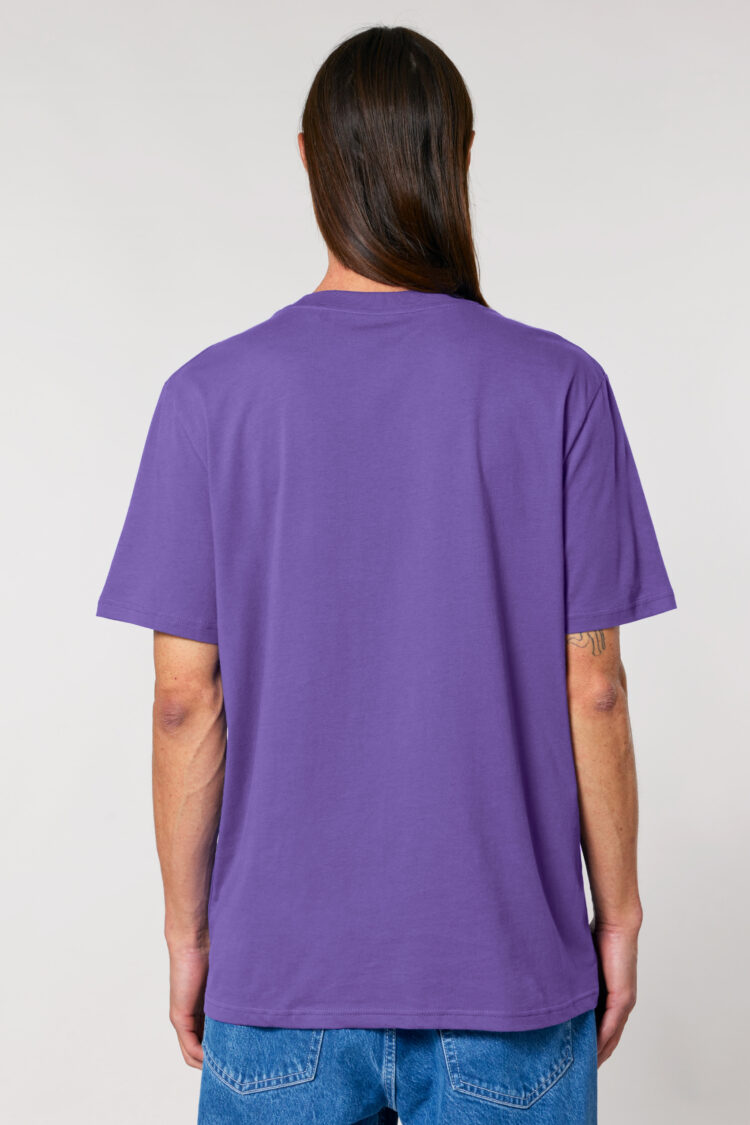 ästhetika T-Shirt – BASIC lila Rückseite