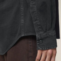 ästhetika Hemd – BASIC schwarz Frauen Detail