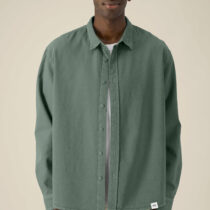 ästhetika Hemd – BASIC buchtgrün Vorderseite