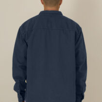 ästhetika Hemd – BASIC marineblau Rückseite