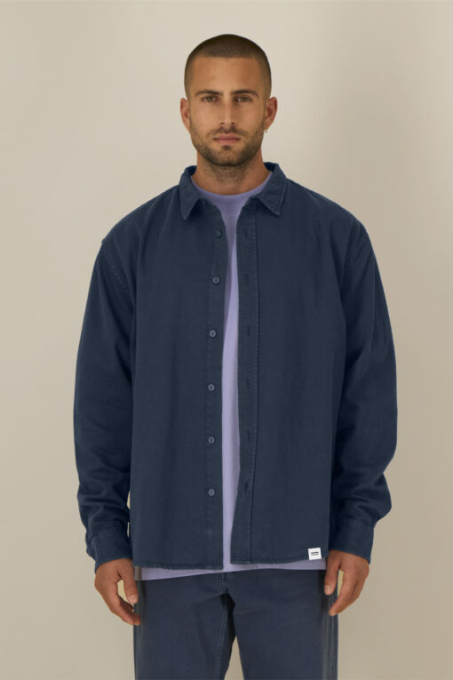 &auml;sthetika Shirt &ndash; BASIC navy Front