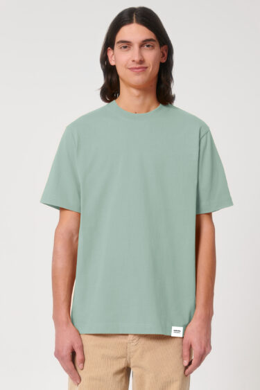 ästhetika T-Shirt Solid – BASIC aloe Vorderseite