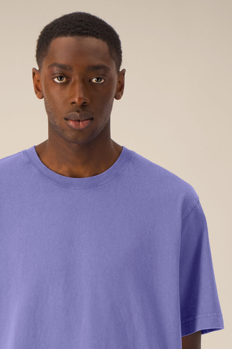 ästhetika T-Shir Solid – BASIC vintage lila Detail