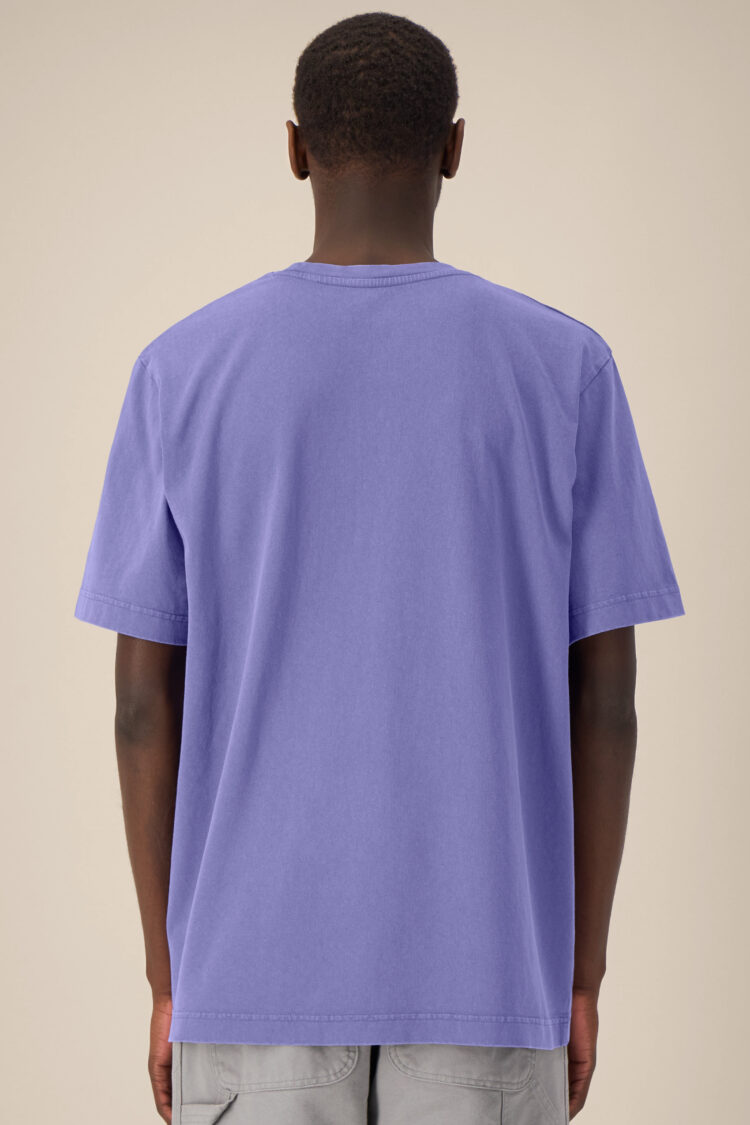ästhetika T-Shir Solid – BASIC vintage lila Rückseite