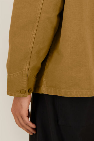 ästhetika Arbeitsjacke - BASIC vintage braun Ärmeldetail
