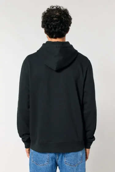 aesthetika Hoodie - TINY FOX schwarz Rückseite