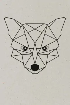 AESTHETIKA Motiv Close-Up TINY FOX black