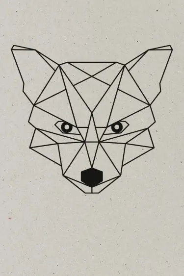 AESTHETIKA Motiv Close-Up TINY FOX black