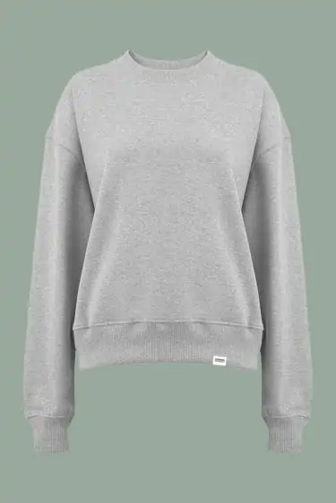AESTHETIKA Sweatshirt oversized LA REBELLE white red black front women