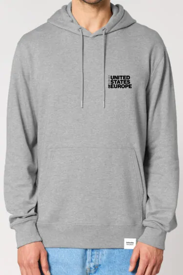 ästhetika Hoodie - UNITED STATES OF EUROPE grau/schwarz Vorderseite