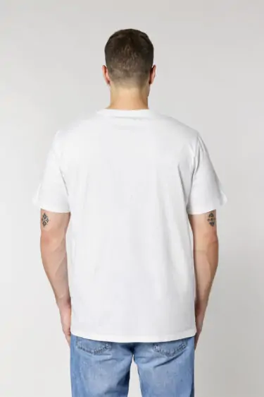 ästhetika T-Shirt – FUCK AFD white/blue Back