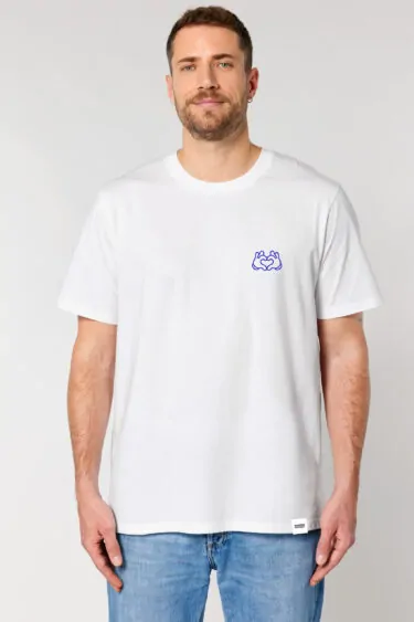 ästhetika T-Shirt BE KIND! white/blue front