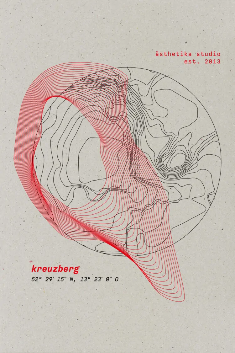 KREUZBERG 61 Motiv on cardboard