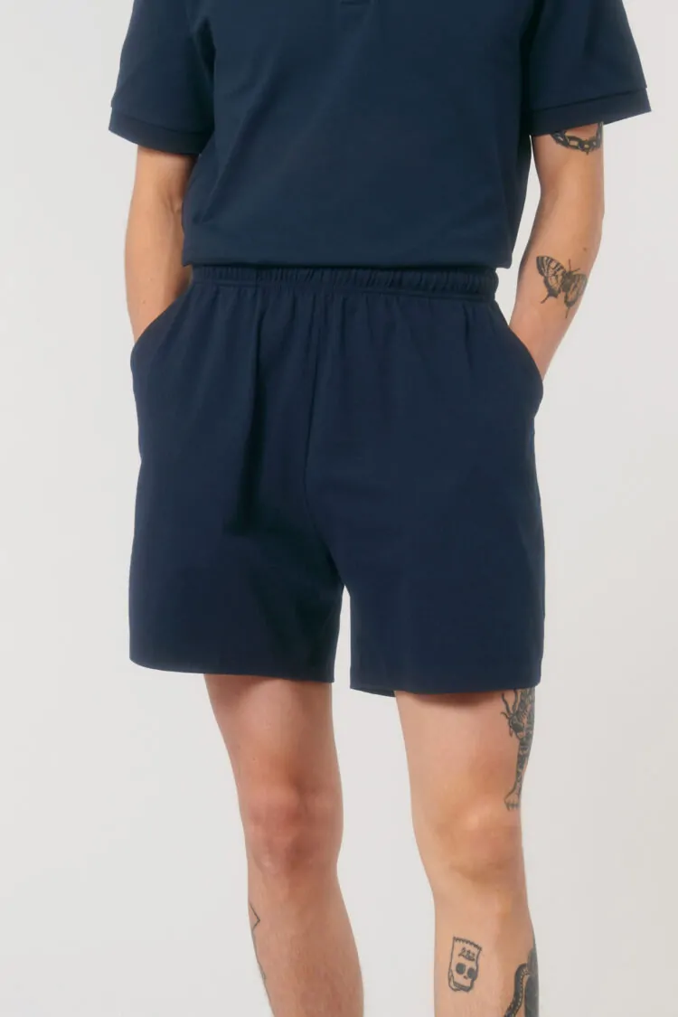ästhetika Short – BASIC marieneblau Nahaufnahme
