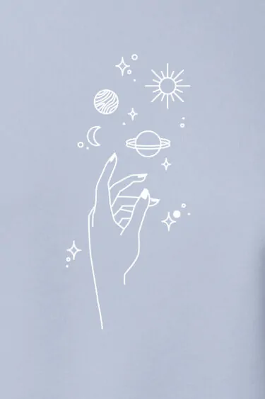 ästhetika Motiv TWINKLE serene blue/white