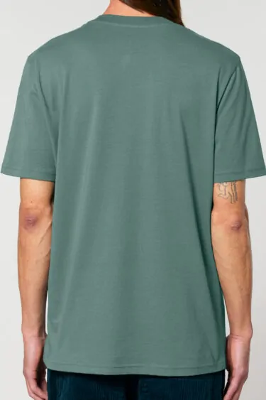 ästhetika T-Shirt – NEW DAY SAME SHIT green bay/white Back