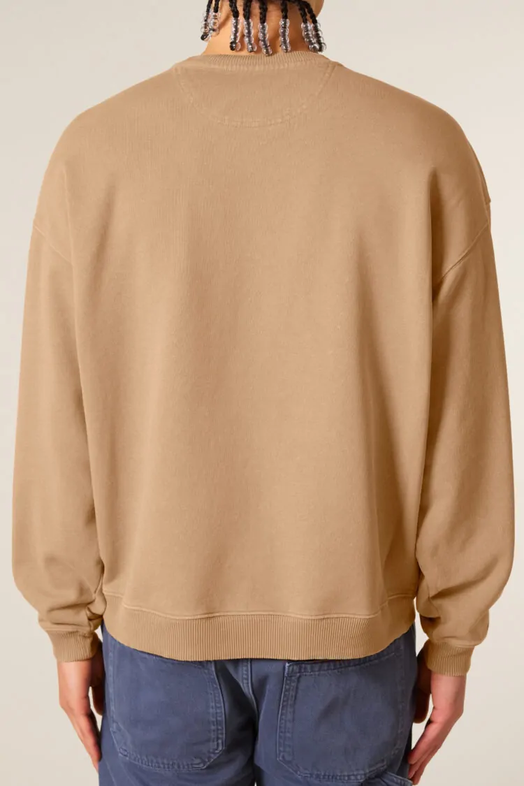 ästhetika Sweatshirt Oversize - KOTTI PARADIESE vintage latte/black Back