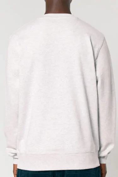ästhetika Sweatshirt - FUCK AFD cool grau/blau Rückseite