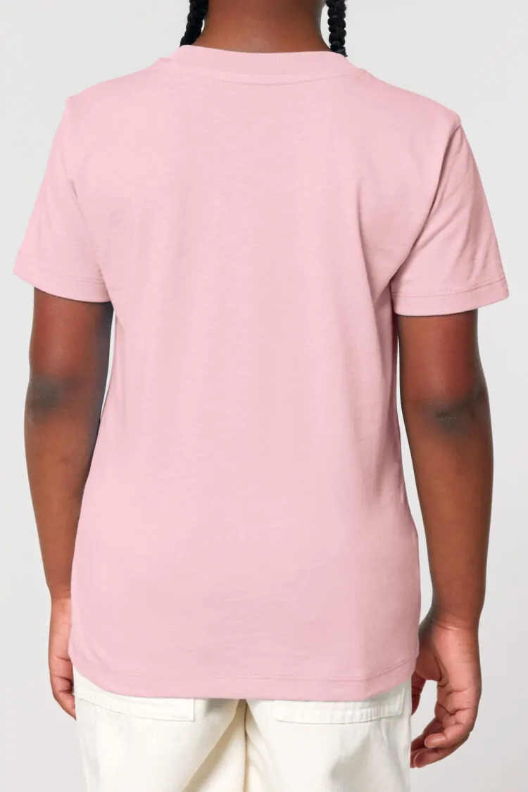 ästhetika Kinder T-Shirt - BASIC rosa Rückseite