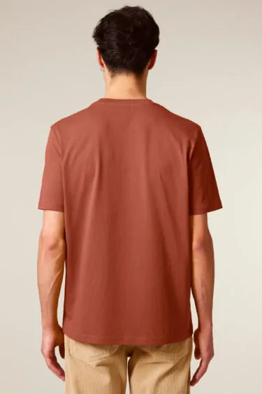 ästhetika T-Shirt - BASIC erdrot Rückseite