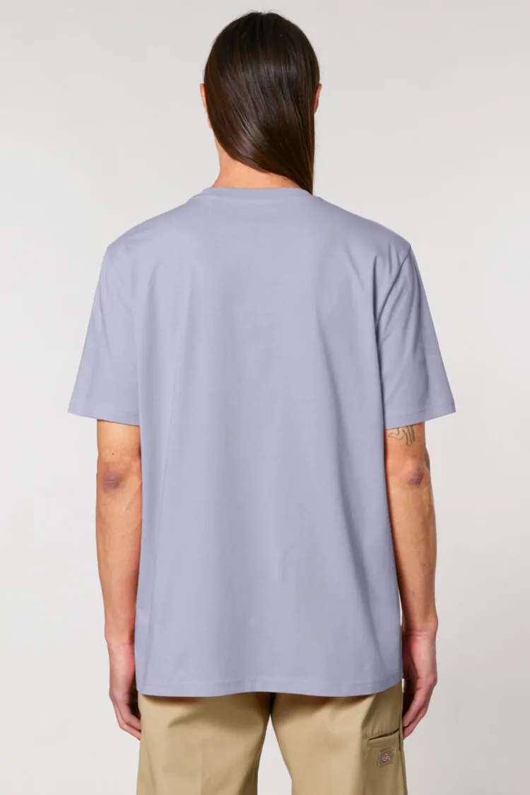 ästhetika T-Shirt – BASIC lavendel Rückseite
