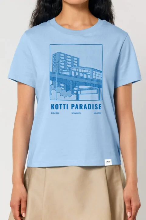 ästhetika Women T-Shirt – KOTTI PARADISE blue soul/black Front
