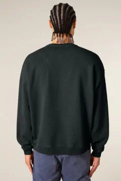 ästhetika Sweatshirt Oversize – BASIC vintage schwarz Rückseite