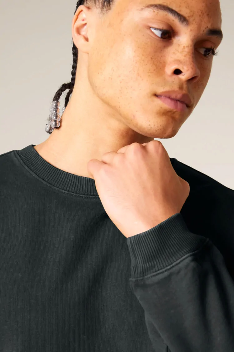 ästhetika Sweater Oversize – BASIC vintage black Detail