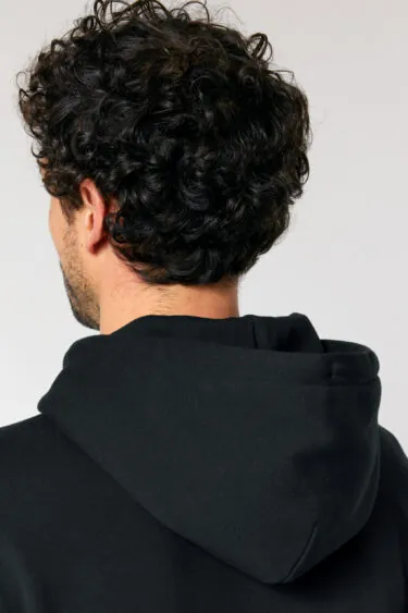 ästhetika Hoodie – SUPER SMASH BORDERS schwarz/weiß/rot Detail
