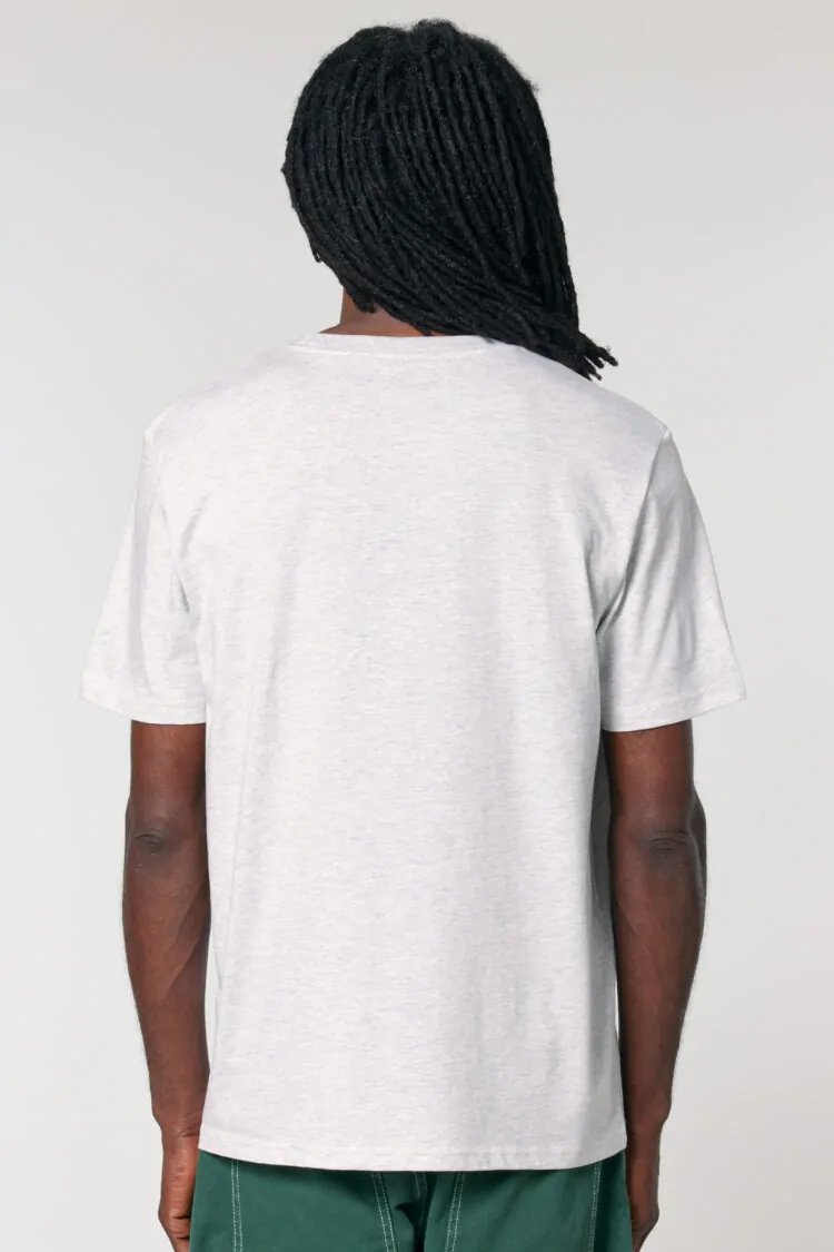 ästhetika T-Shirt – BASIC cool heather grey Back