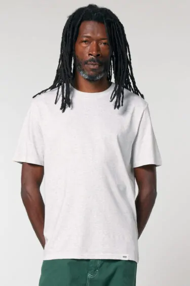 ästhetika T-Shirt – BASIC cool heather grey Front