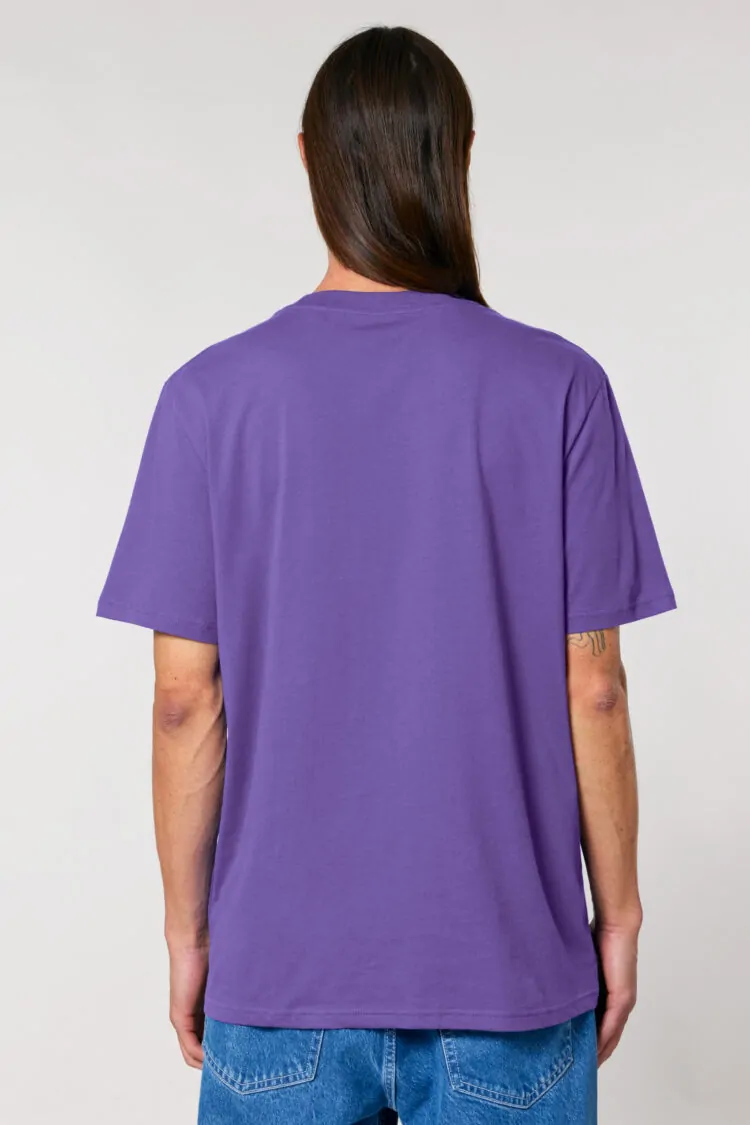 ästhetika T-Shirt – BASIC lila Rückseite