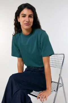 ästhetika T-Shirt Solid – BASIC nachtblau Frauen Vorderseite