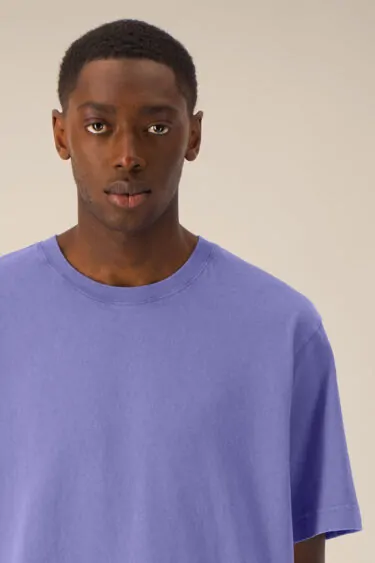 ästhetika T-Shir Solid – BASIC vintage lila Detail